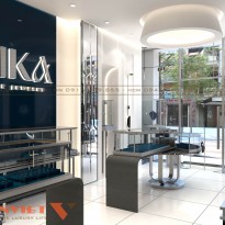 Thiết kế tiệm trang sức VIKA: Tinh tế và đẳng cấp